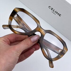 Celine CL40046U 55A BRAND NEW Sunglasses Havana Smoke Photochromatic Women